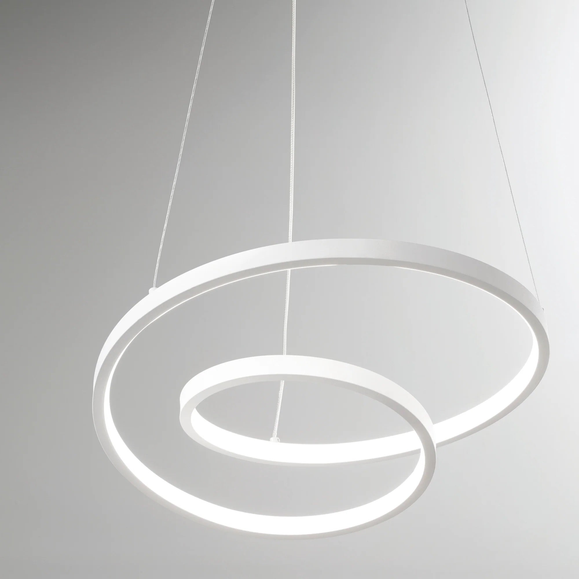 SOSPENSIONE LED LIEVE BIANCA 60W 8000LM CCT 80X11,2X150CM